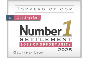 Geoffrey Lyon - Number 1 Settlement - Loss of Opportunity - 2025 Badge